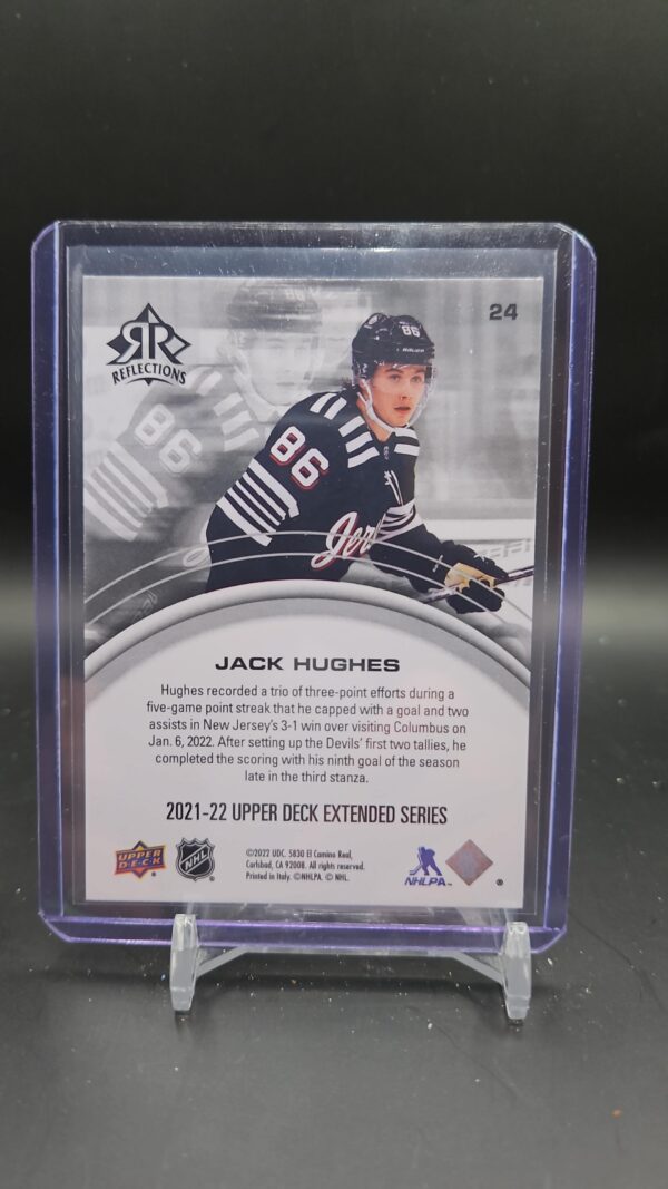 21/22 UD EXTENDED JACK HUGHES REFLECTIONS Ruby /500 #24 - Image 2