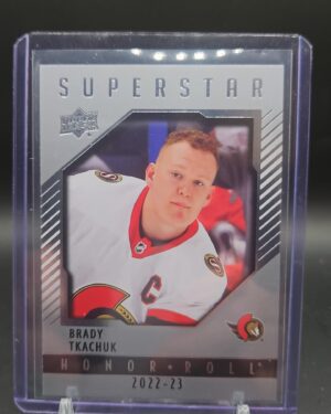 2022-23 Upper Deck Series 1 Superstar Honor Roll Brady Tkachuk HR-25 Senators