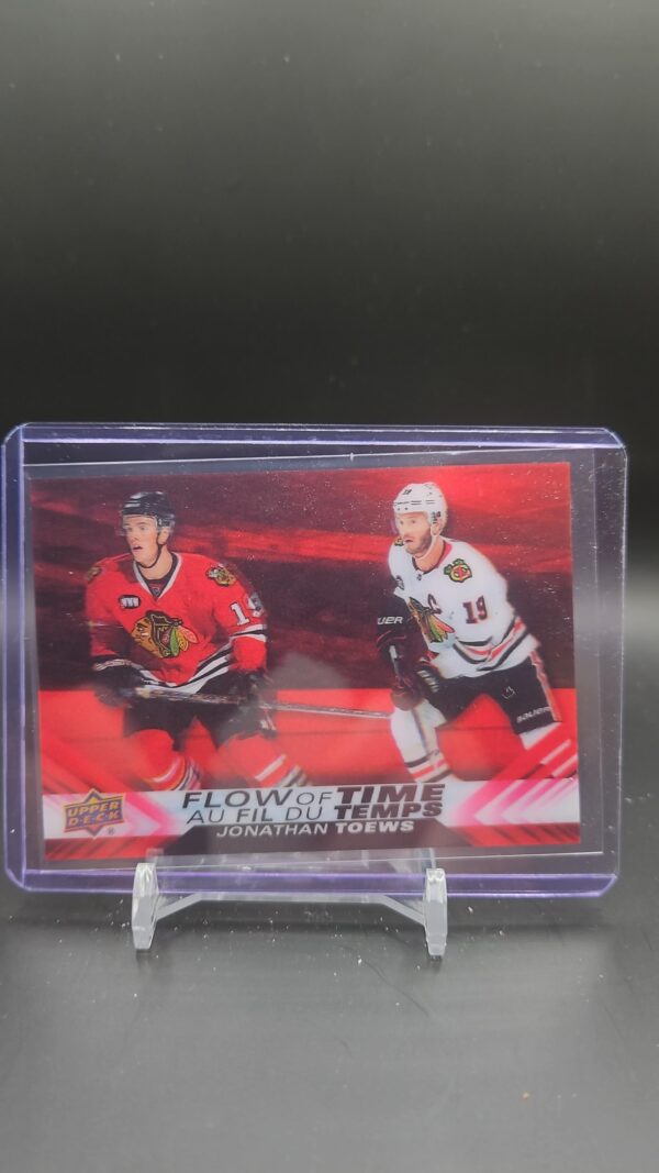 2022-23 Upper Deck Tim Hortons Flow of Time Jonathan Toews NT-3