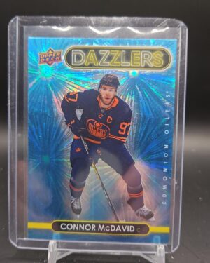 2021-22 Upper Deck Connor McDavid Edmonton Oilers Dazzlers BLUE #DZ-19