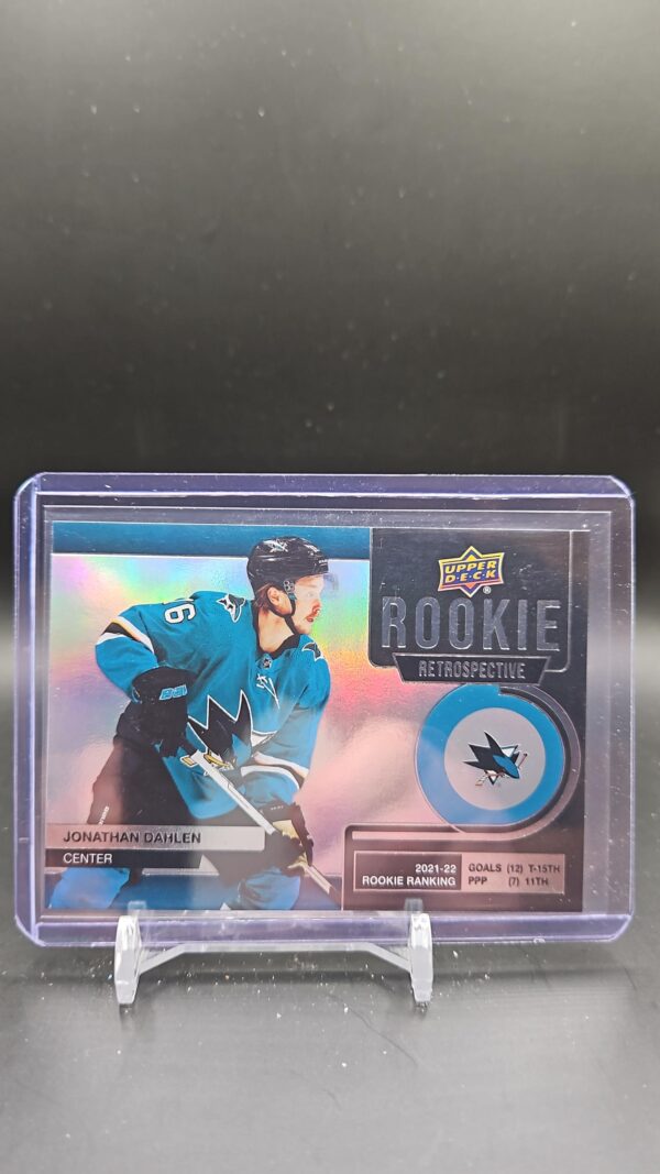 2022-23 Upper Deck Series 1 Rookie Retrospective RR-2 Jonathan Dahlen San Jose