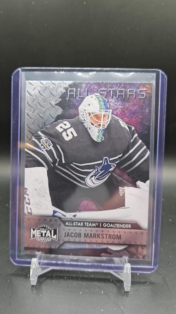 2020-21 Metal Universe All-Stars Jacob Markstrom #187 Vancouver Canucks
