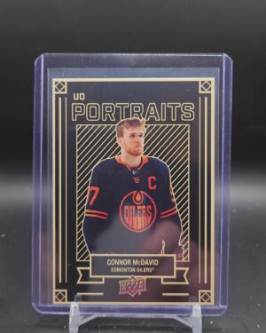 2022-23 CONNOR McDAVID UD SERIES 1 PORTRAITS CARD # P-9