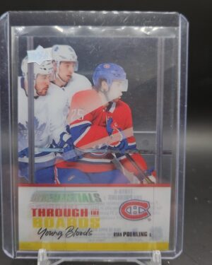 2019-20 Credentials Through the Boards Young Bloods Ryan Poehling Rookie