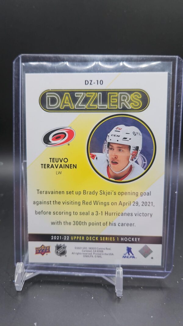 2021-22 Upper Deck Dazzlers #DZ10 Teuvo Teravainen - Image 2
