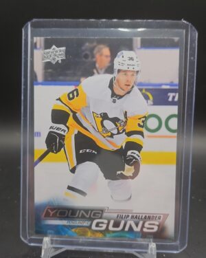 2022-23 Young Guns Filip Hallander #480 Penguins rookie card