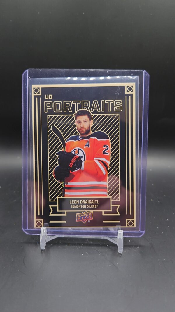 Leon Draisaitl 2022-23 Upper Deck UD Portraits #P-19 Edmonton Oilers
