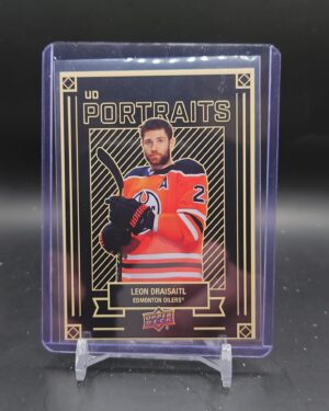 Leon Draisaitl 2022-23 Upper Deck UD Portraits #P-19 Edmonton Oilers