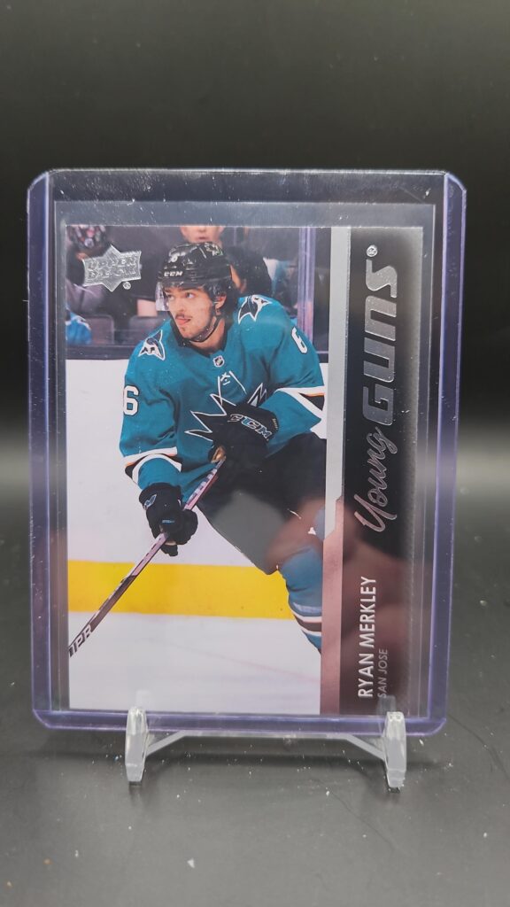 2021-22 Extended Series Young Guns Ryan Merkley #710 Sharks rookie card
