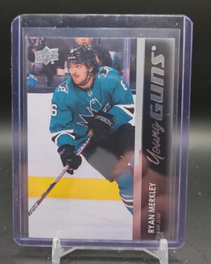 2021-22 Extended Series Young Guns Ryan Merkley #710 Sharks rookie card