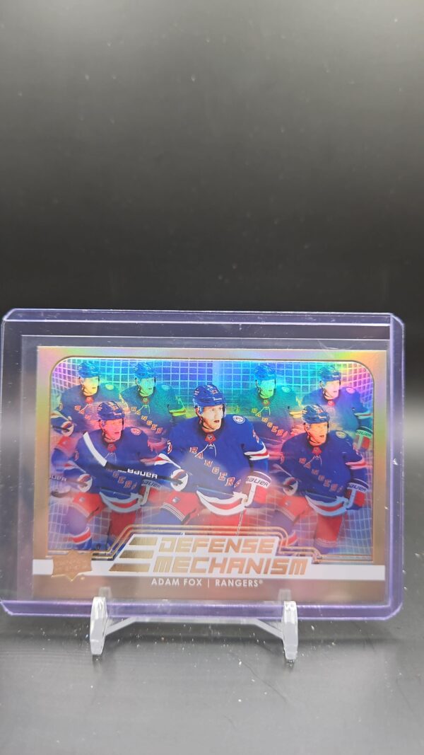 2022-23 Upper Deck Series 1 Defense Mechanism GOLD DM-27 Adam Fox NY Rangers