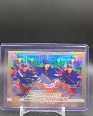 2022-23 Upper Deck Series 1 Defense Mechanism GOLD DM-27 Adam Fox NY Rangers
