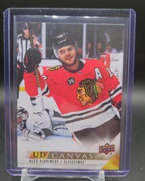 2022-23 Series 1 UD Canvas #C19 Alex DeBrincat - Chicago Blackhawks