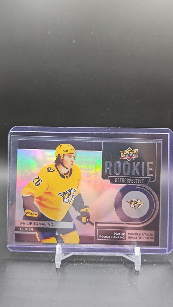 2022-23 Upper Deck Series 1 Rookie Retrospective RR-20 Tanner Jeannot Nashville