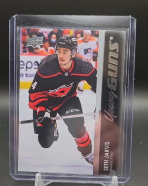 Seth Jarvis 2021-22 Upper Deck Extended Series Young Guns Rookie #745 Carolina Hurricanes hockey card