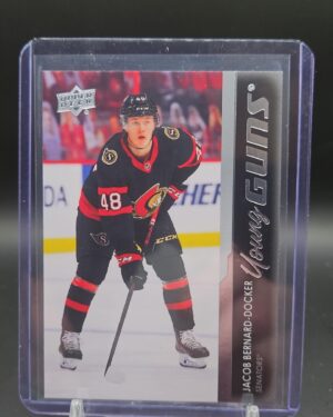 2021-22 Upper Deck Series 2 Young Guns YG Rookie RC #495 Jacob Bernard Docker