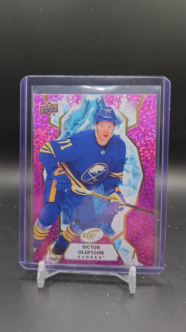 2021 Upper Deck Ice Lavender Buffalo Sabres Victor Olofsson #49