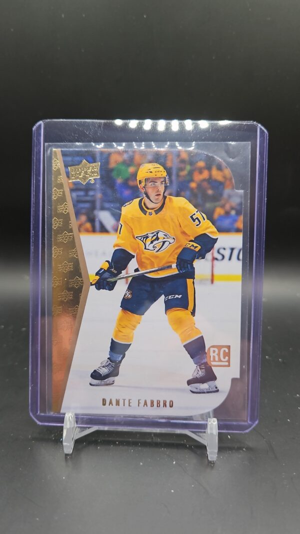 2019-20 Upper Deck Series 1 Rookie RC Gold Die Cut #6 Dante Fabbro