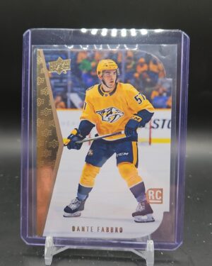 2019-20 Upper Deck Series 1 Rookie RC Gold Die Cut #6 Dante Fabbro