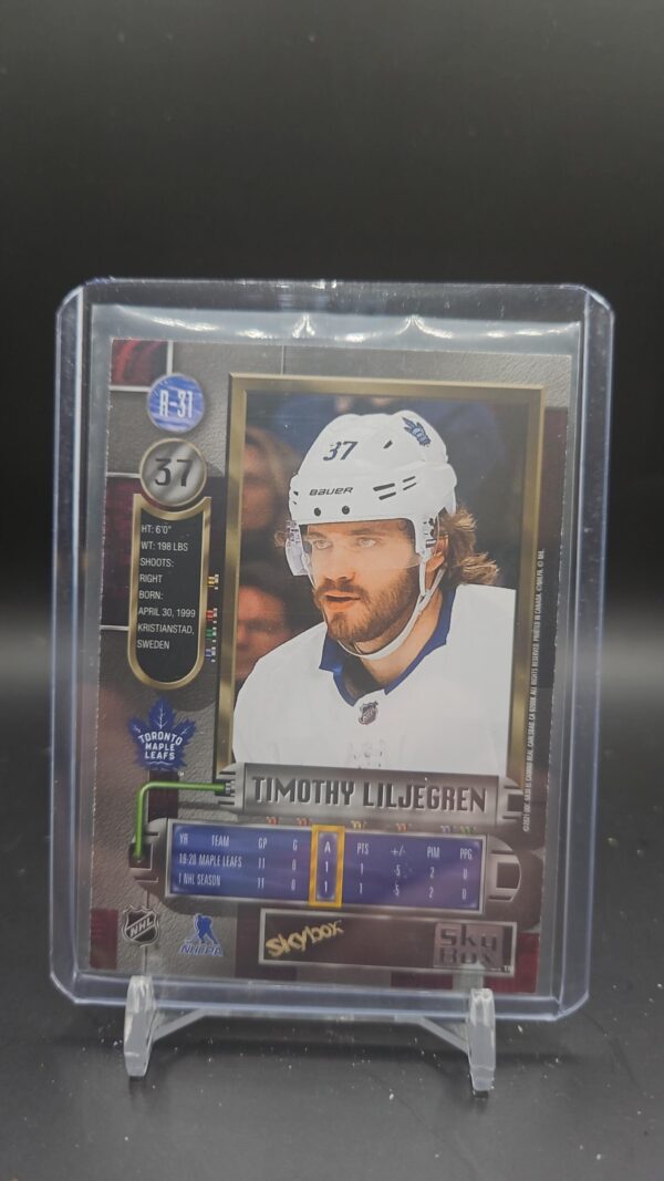 Timothy Liljegren 2020-21 Skybox Metal Universe 1997-98 RETRO MAPLE LEAFS #R-31 - Image 2