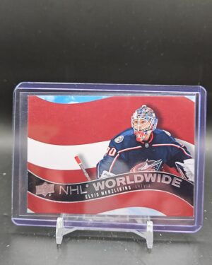 20-21 Upper Deck NHL Worldwide Elvis Merzlikins WW-24