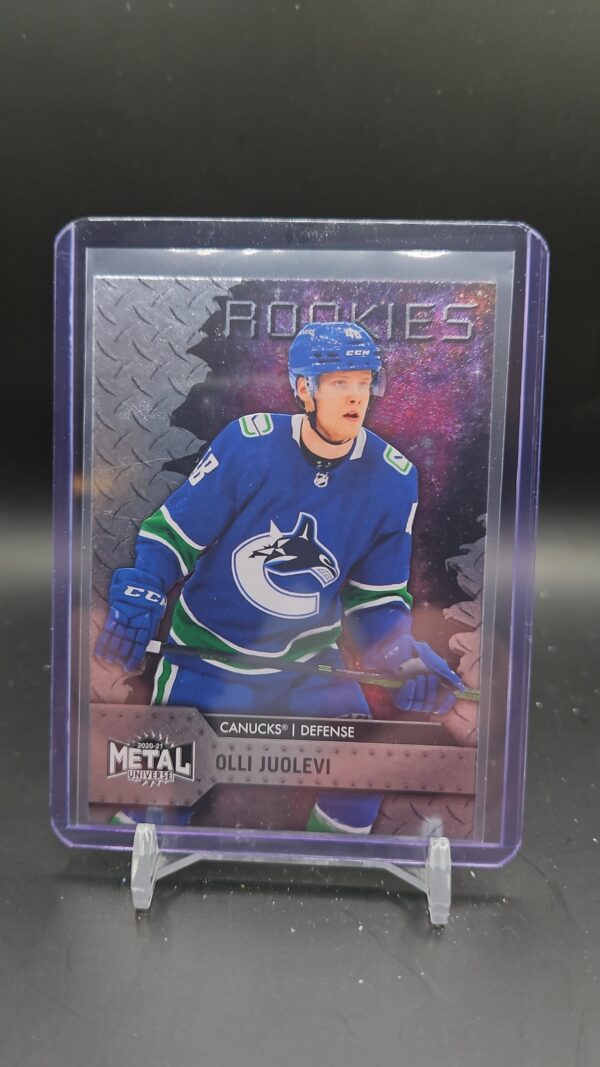 2020-21 Metal Universe Olli Juolevi Rookie #136 Vancouver Canucks
