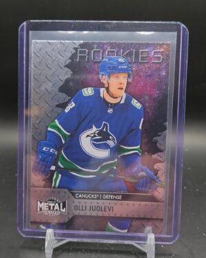 2020-21 Metal Universe Olli Juolevi Rookie #136 Vancouver Canucks