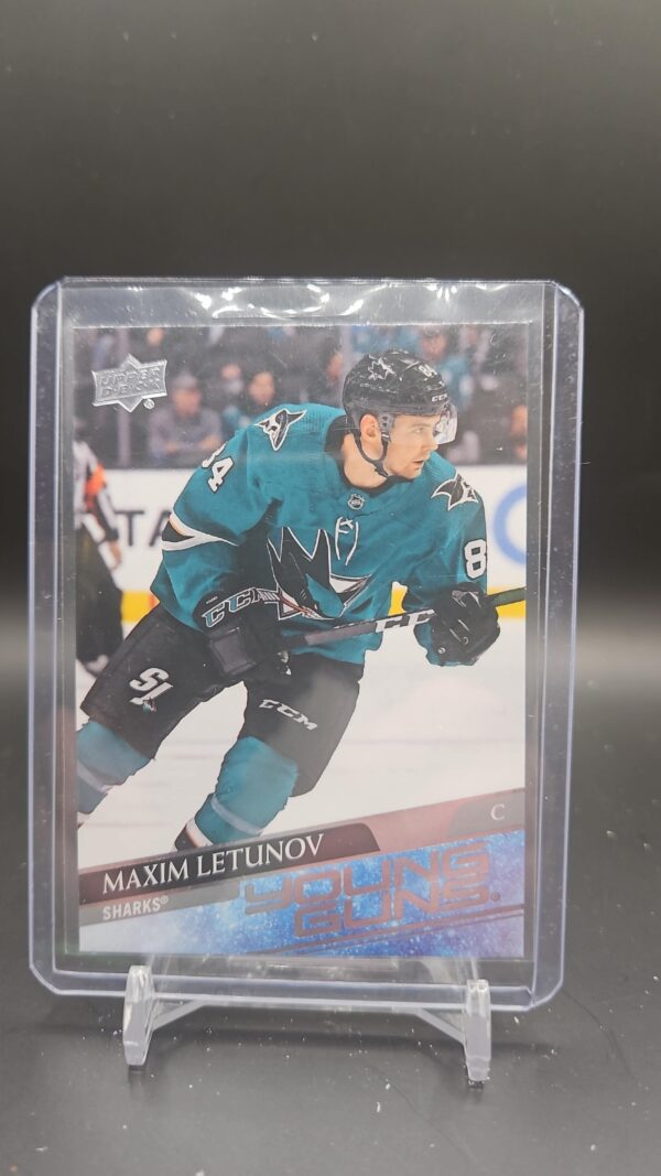 2020-21 Upper Deck Series 2 Young Guns Maxim Letunov #487