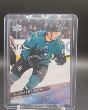 2020-21 Upper Deck Series 2 Young Guns Maxim Letunov #487