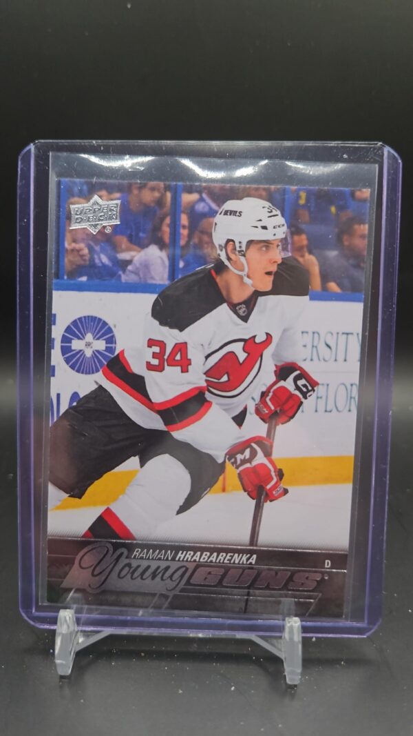 2015-16 Upper Deck Young Guns Raman Hrabarenka Rookie Devils #492