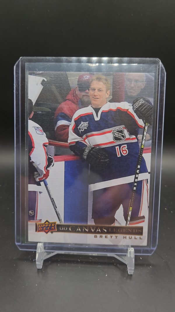 Brett Hull 2020-21 SP Signature Edition Legends UD Canvas #C-87 All Star