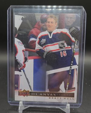 2020-21 Upper Deck SP Signature Edition Legends UD Canvas Brett Hull #C-87 HOF All-Star Team