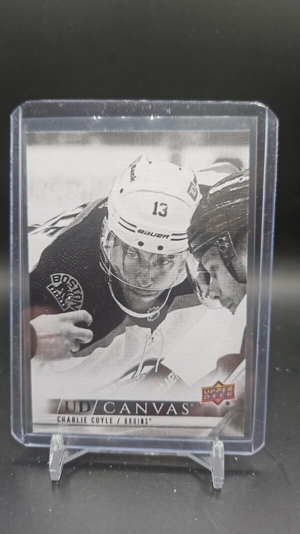 2022-23 Upper Deck UD Canvas Black & White CHARLIE COYLE #C7 Boston Bruins