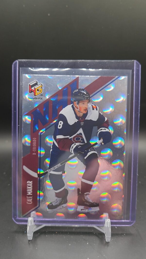 Cale Makar #NHL-3 UD 2021-22 Ext Colorado Avalanche HoloGr-FX