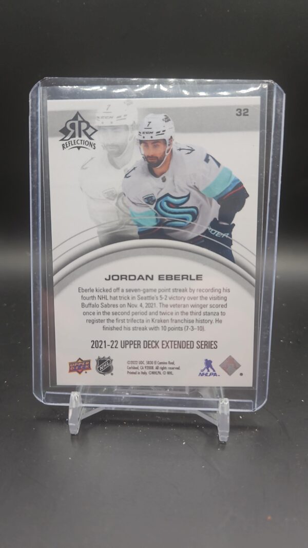 2021-22 Upper Deck Extended Reflections Emerald Jordan Eberle /100 - Image 2
