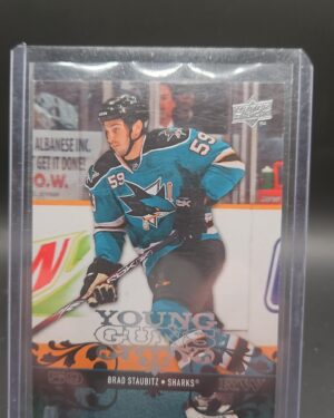 2008-09 Upper Deck Series 2 Young Guns Brad Staubitz #491