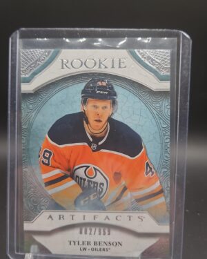 2020-21 UD Artifacts Rookie TYLER BENSON Silver 194/999# 172
