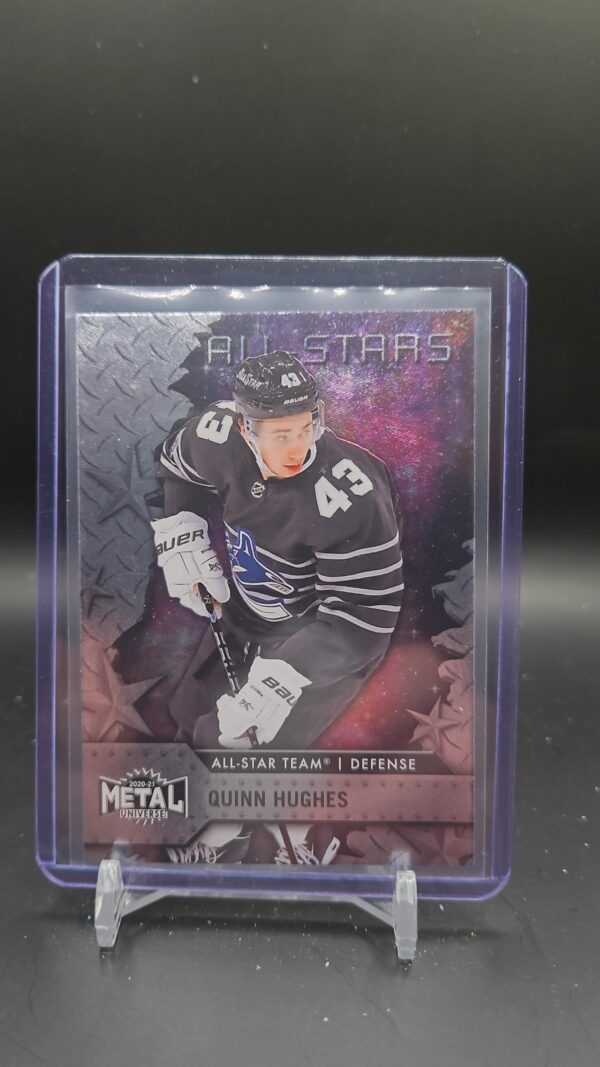 Quinn Hughes 2020-21 Metal Universe All Stars #170 Vancouver Canucks