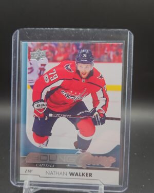 2017-18 Young Guns Nathan Walker #223 Capitals rookie card