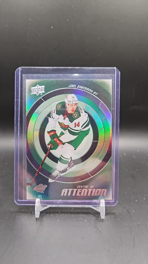2022-23 Upper Deck Series 1 Centre of Attention #CA-17 Joel Eriksson Ek Wild