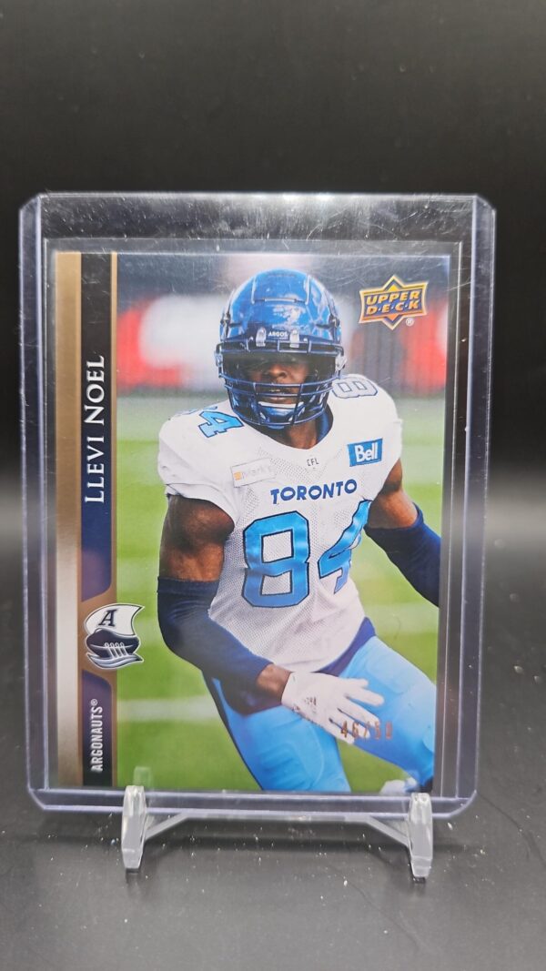 2021 Upper Deck CFL Gold /50 Llevi Noel #96