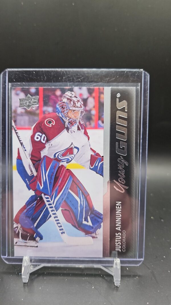 2021-22 Upper Deck Young Guns Rookie #708 Justus Annunen