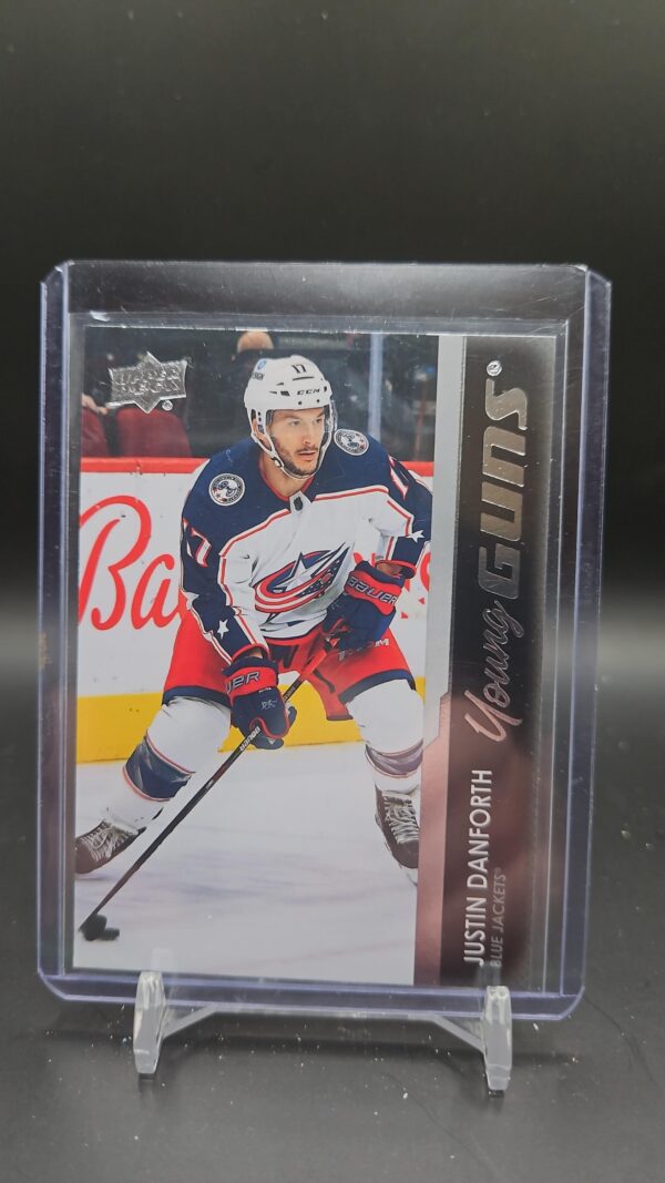 2021-22 Upper Deck Young Guns Justin Danforth Columbus Blue Jackets #743