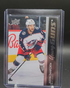 2021-22 Upper Deck Young Guns Justin Danforth Columbus Blue Jackets #743