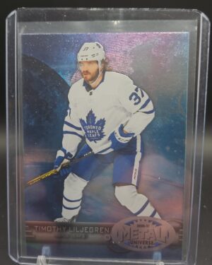 2020-21 Metal Universe Retro Timothy Liljegren #R-31 Maple Leafs card