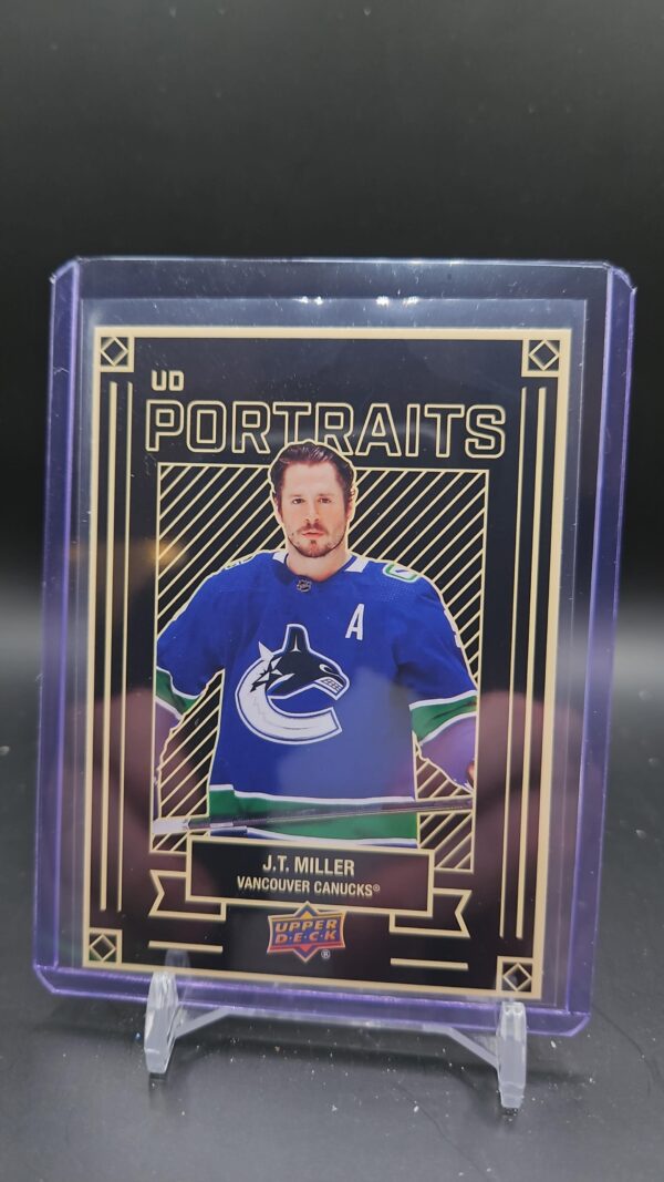 2022-23 Upper Deck Series 1 UD Portraits #P-18 J.T Miller