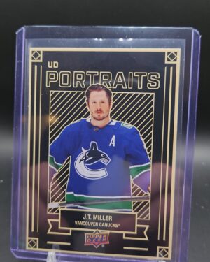 2022-23 Upper Deck Series 1 UD Portraits #P-18 J.T Miller