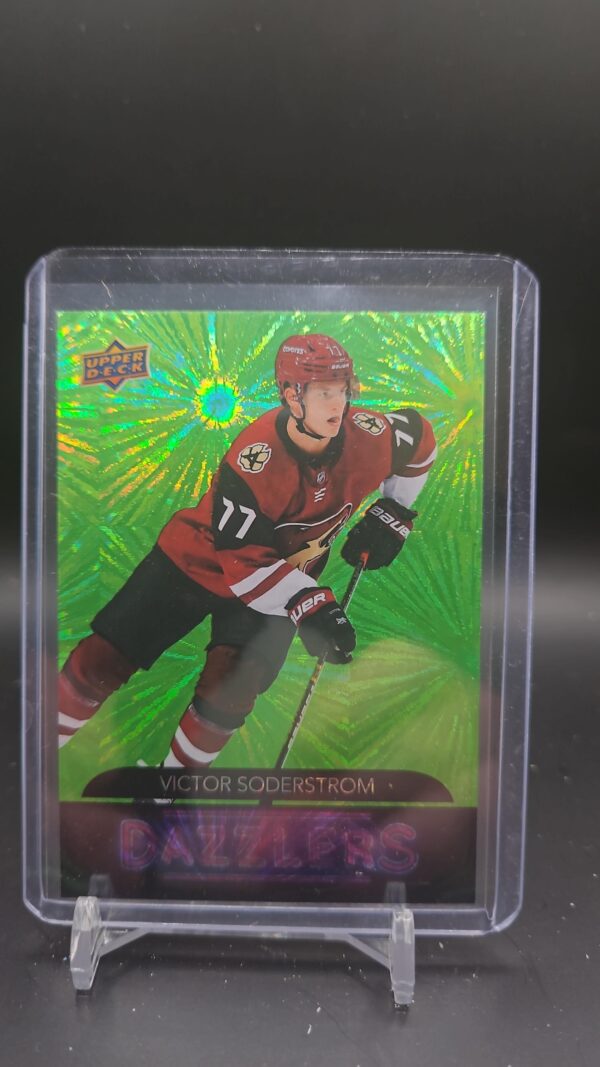 2020-21 UPPER DECK SERIES 2 GREEN DAZZLERS DZ-53 VICTOR SODERSTROM