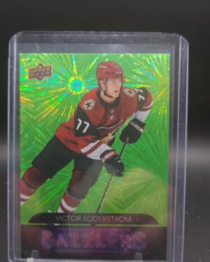 2020-21 UPPER DECK SERIES 2 GREEN DAZZLERS DZ-53 VICTOR SODERSTROM