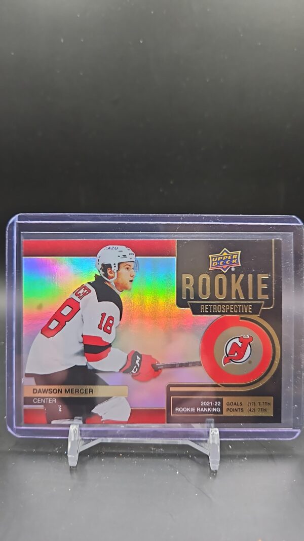 2022-23 Upper Deck GOLD Rookie Retrospective Dawson Mercer